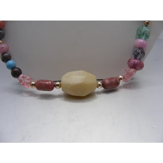 Kitchen Sink Bead Necklace 22"