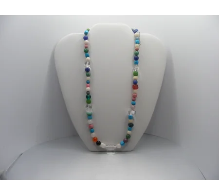 Kitchen Sink Bead Necklace 20"