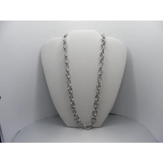 20" Stainless Fancy Rolo Chain #2