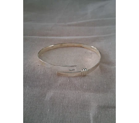 Sterling Silver Slide Bangle Bracelet