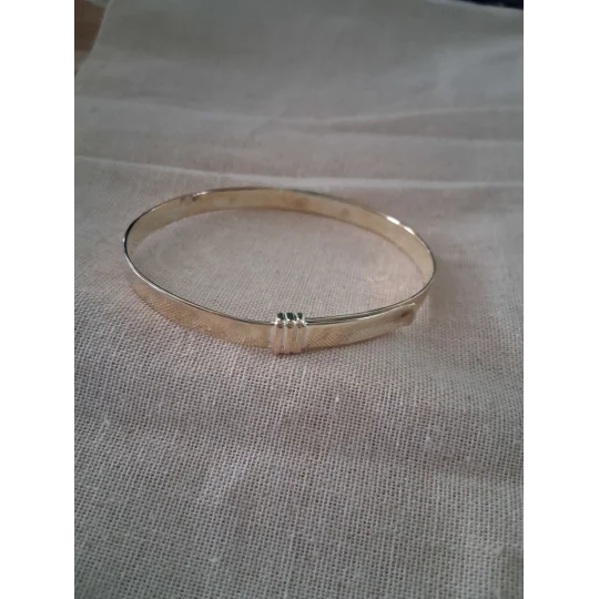 Sterling Silver Slide Bangle Bracelet
