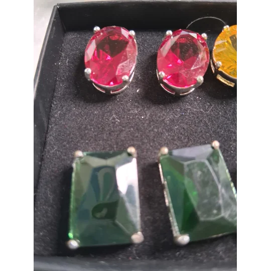 AVON Vintage Fancy Stud Earrings - 4 Pair