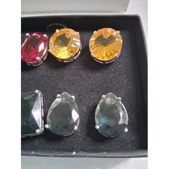 AVON Vintage Fancy Stud Earrings - 4 Pair