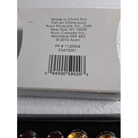 AVON Vintage Fancy Stud Earrings - 4 Pair