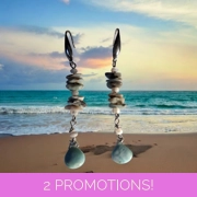 Larimar necklace and earrings