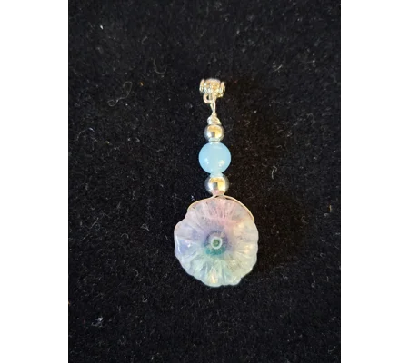 Solar Quartz + Quartzsite Pendant