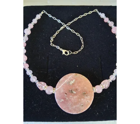 Magnificent Magnasite + Quartzite + Crystal Necklace