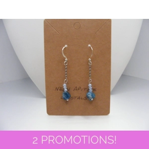 Neon Appetite and Crystal Earrings