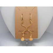 Mexican Fire Opal earrings