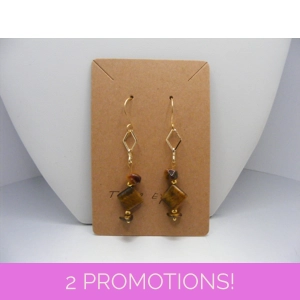 Tiger Eye Earrings