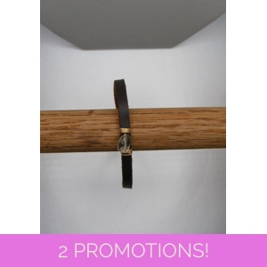 Citrine and Leather Bracelet