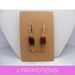 Mookite earrings