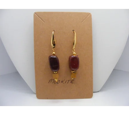 Mookite earrings