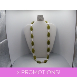 MOP and Serpentine necklace