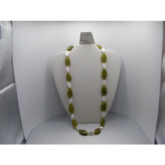 MOP and Serpentine necklace