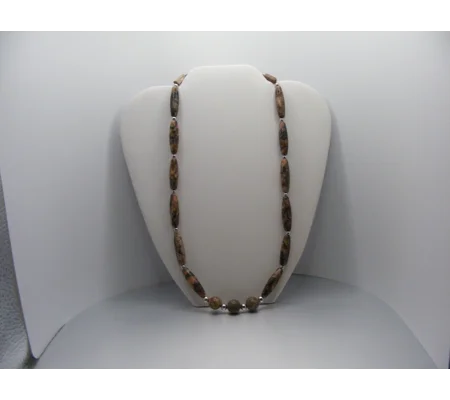 Pink Feldspar necklace
