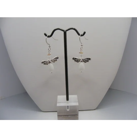 Agate Angel Earrings
