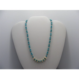 Bone and Howlite Turquoise Choker