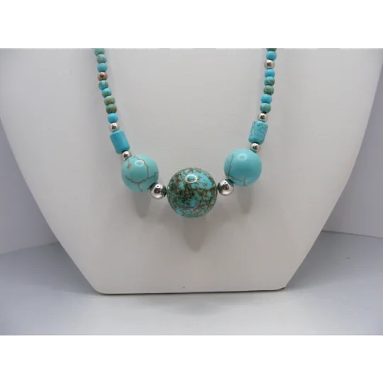 Howlite Turqouise Necklace