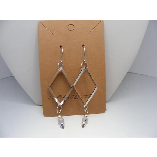 Labradorite earrings