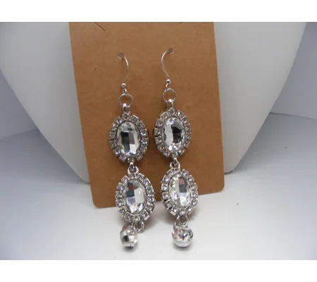 Bride Crystal necklace and earring set