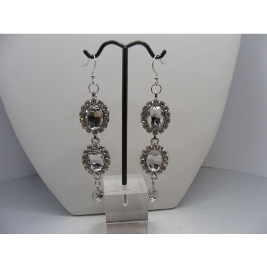 Bride Crystal necklace and earring set