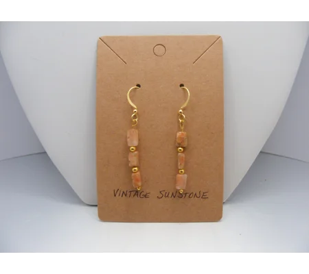 Vintage Sunstone earrings