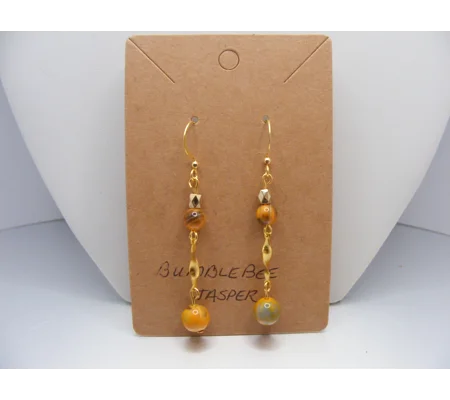 Bumble Bee Jasper earrings