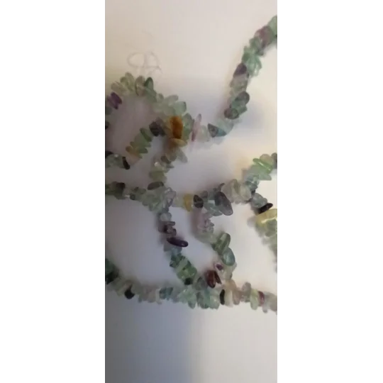 Florite bead chips 32" Strand #2