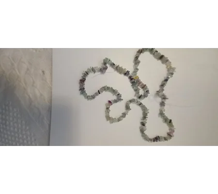 Florite bead chips 32" Strand #1
