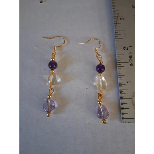 Am I Citified Ametrine + Amethyst + Citrine Necklace Set