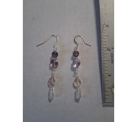 Ametrine,Amethyst Vintage Citrine Necklace Set