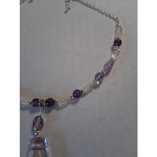 Ametrine,Amethyst Vintage Citrine Necklace Set