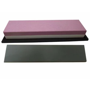 Messer-Schärf-Set 3L Korund FEPA 120/280 + behandeltes  Abziehleder