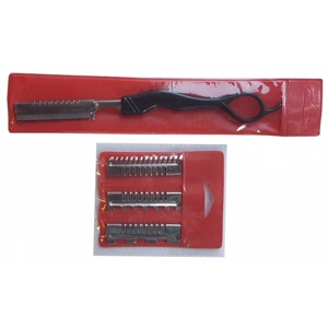 EFFILIERMESSER (Rasierklingen)+ 4 Aufsätze