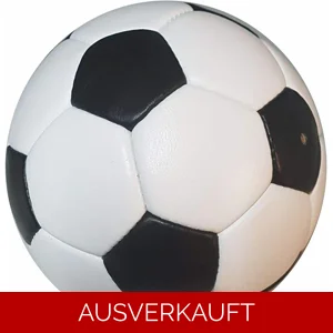 Fußball Retro Gr. 5, handgenaeht (echter Lederfußball)
