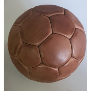 2. Wahl Leder Handball braun, Herren, Gr. 2, handgefertigter Echtleder-Handball