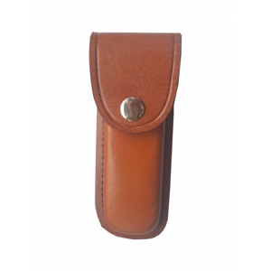 Echt-Leder-Etui für Taschenmesser mit Gürtelschlaufe, Messer-Holster