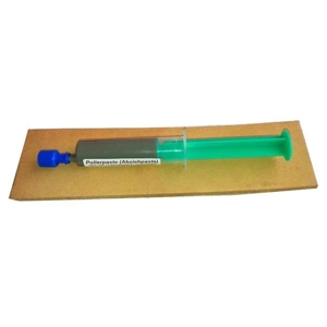 10ml SiC-Polierpaste GRAU plus 20x5cm Lederabziehriemen