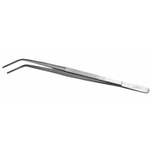 Edelstahlpinzette 30cm abgewinkelt