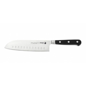 Santoku Küchenmesser 18 cm, Klinge aus Edelstahl, Ergonomischer Griff, von Fagor