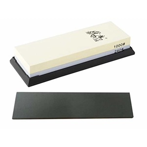 Messer- Komplett-Schärf-Set / TAIDEA Schleifstein JIS 240/1000 + Polierleder