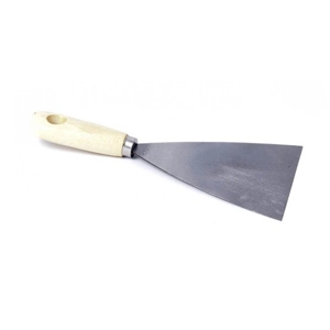 Breite Malerspachtel 125mm mit Holzgriff, breiter Schaber für Wände