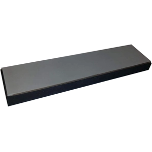 XXL Abziehleder 30 x 7cm, 0,5cm Dicke, feste dichte Oberfläche, mit Kautschukblock 31x7x2cm einzeln