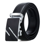 Men's 120cm Leather Ratchet Belt | 8 Buckle Styles | Auto Buckle Gift Box UK