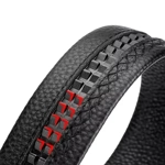 Leather Cowhide Automatic Buckle Belt for Men