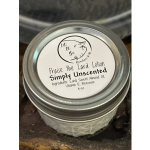 Simply Unscented Praise the Lard Lotion