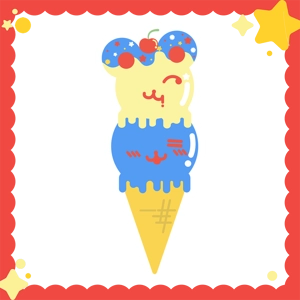 Ice Cream Sticker Ice Cream Sticker