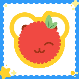 Lychee bear Sticker Lychee bear Sticker