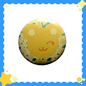 Orange bear pin